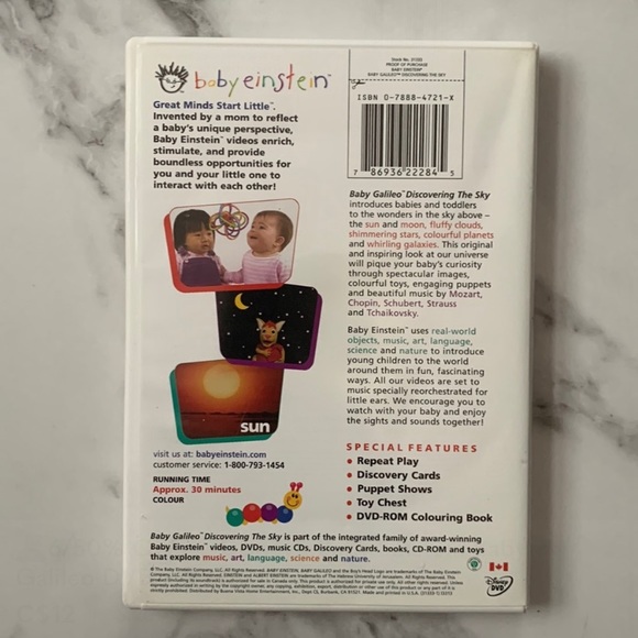 Disney's Baby Einstein Baby Galileo DVD - Picture 3 of 3